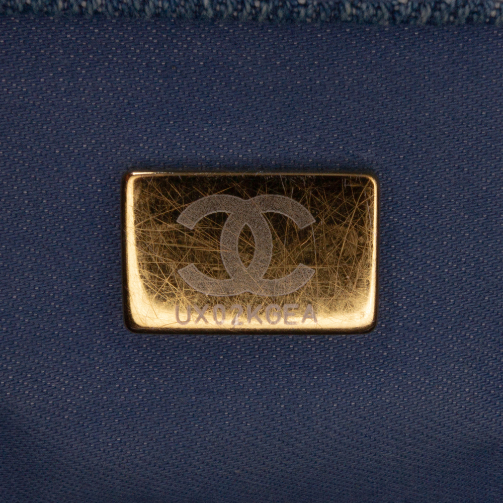Pre-Loved Chanel Mini Rectangular Quilted Denim M… - image 6